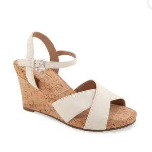 Aerosoles Women's Cork Wedge Sandal | Size 8